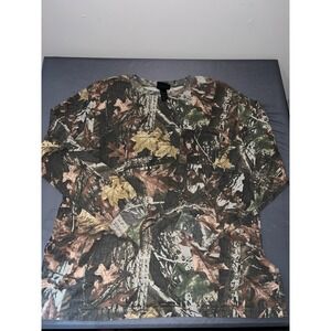 Fieldline Mens XL Long Sleeve Pocket T-Shirt Advantage Timber Camouflage Camo